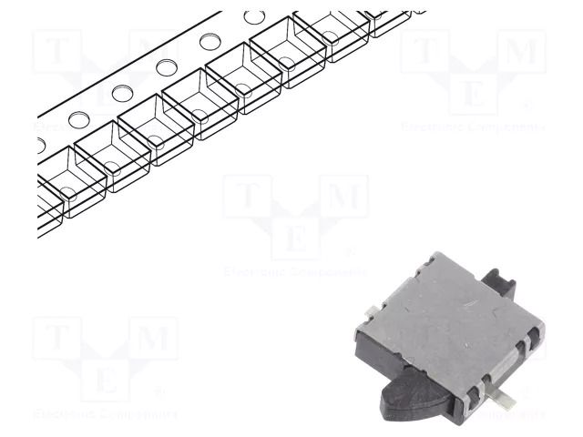 Switch: detecting; Pos: 2; SPST; 0.01A/5VDC; 500mΩ; 0.39N; 1.7mm PANASONIC ESE31L11T