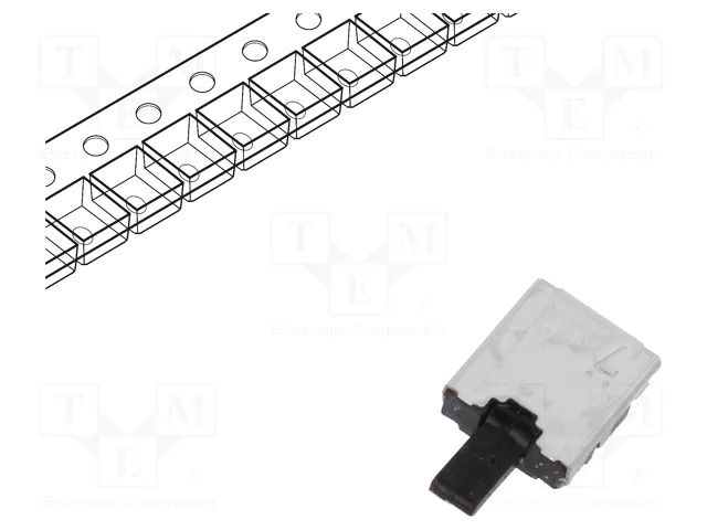Switch: detecting; Pos: 2; SPST; 0.01A/5VDC; Leads: curved; ESE13 PANASONIC ESE13H01B