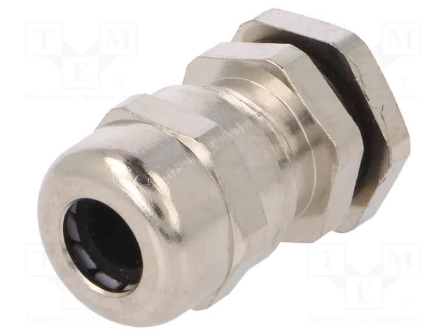 Cable gland; M12; 1.5; IP68; brass; RRPL; with strain relief RAYCHEM RPG RRPLMT-12