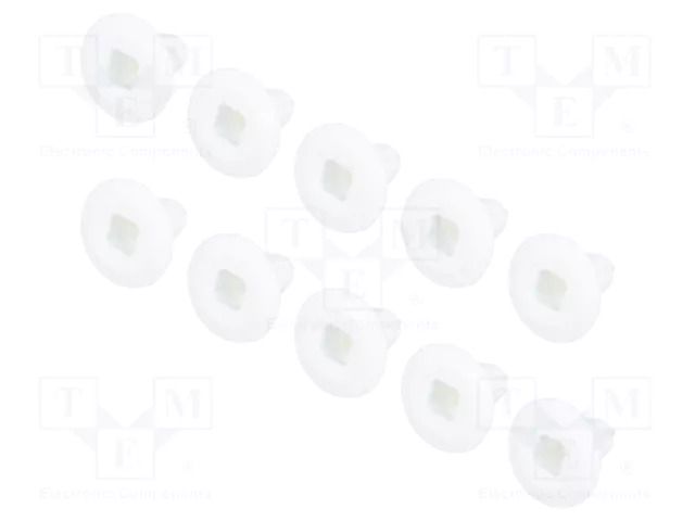 Sleeve; 10pcs; Alfa Romeo,Fiat,Lancia; L: 19mm; polyamide; natural ROMIX RX-11057