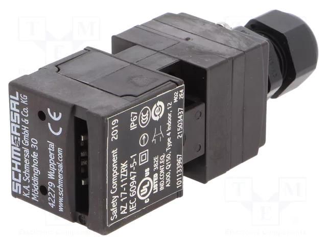 Safety switch: key operated; AZ 17; NC + NO; IP67; plastic; black SCHMERSAL 101133967