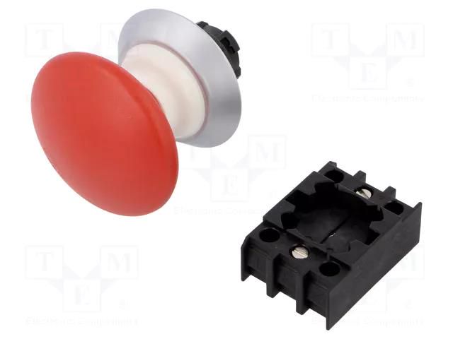 Switch: emergency stop; 22mm; Stabl.pos: 2; red; none; IP67; EF SCHMERSAL 101177168