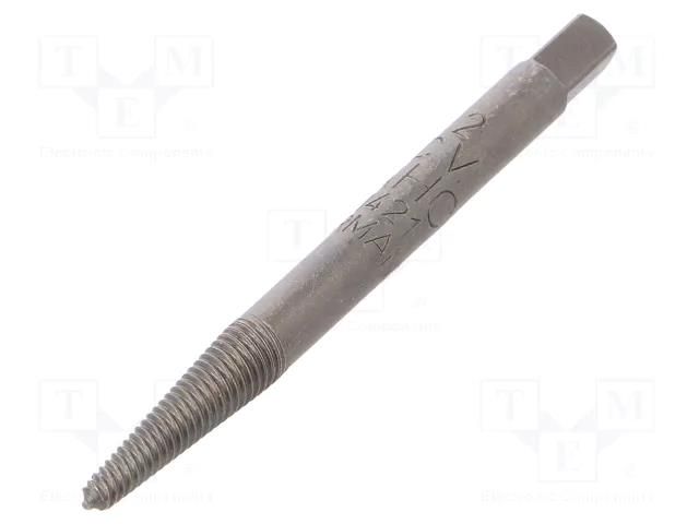 Screw extractor; Ø: 2.1÷4.9mm; L: 57mm; Tipwidth: 2.6mm BAHCO SA.1421-2.1