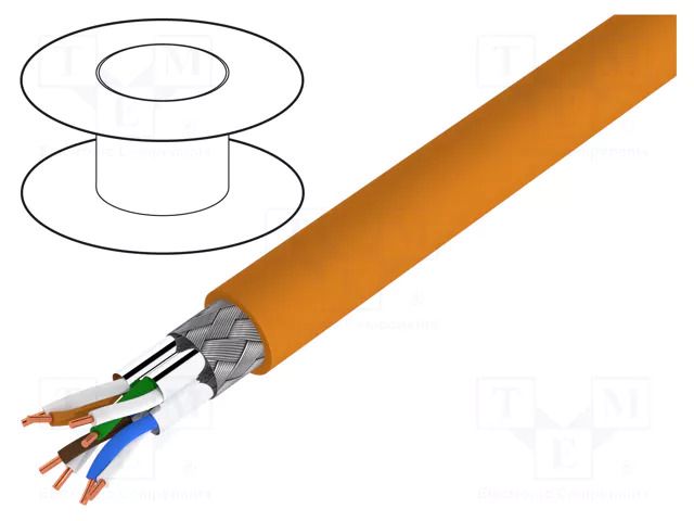 Wire; BiTLAN,S/FTP; 4x2x23AWG; 7; wire; Cu; data transmission BITNER BITNER-TI0086