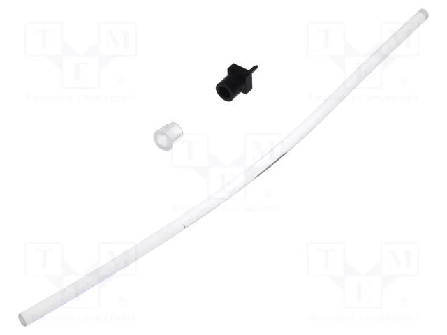 Fiber for LED; Ø: 3mm; L: 150mm; round; Front: flat MENTOR 1216.1013