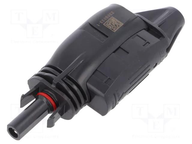 Connector: solar; plug; female; SOLARLOK 2.0; IP68; for cable; 35A TE Connectivity 2308033-1