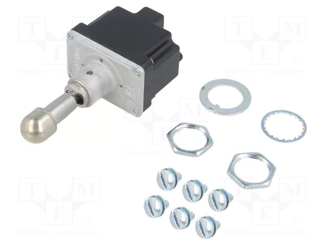 Switch: toggle; Pos: 3; DPDT; ON-ON-ON; 15A/125VAC; Leads: screw; TL HONEYWELL 2TL1-10A