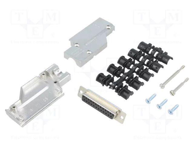 Connector: D-Sub; PIN: 25; plug; female; angled 90°; soldering ENCITECH DCMR-FK-25-DBS-K