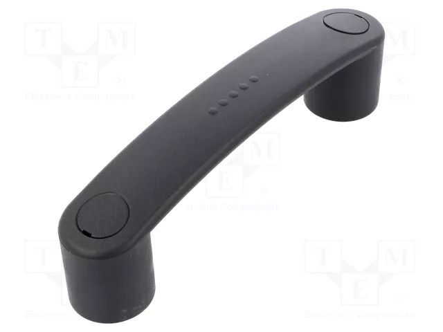 Holder; technopolymer PA; black; H: 35mm; L: 116mm; W: 22mm; F2: 1.5kN ELESA+GANTER EBP.110-6-C1