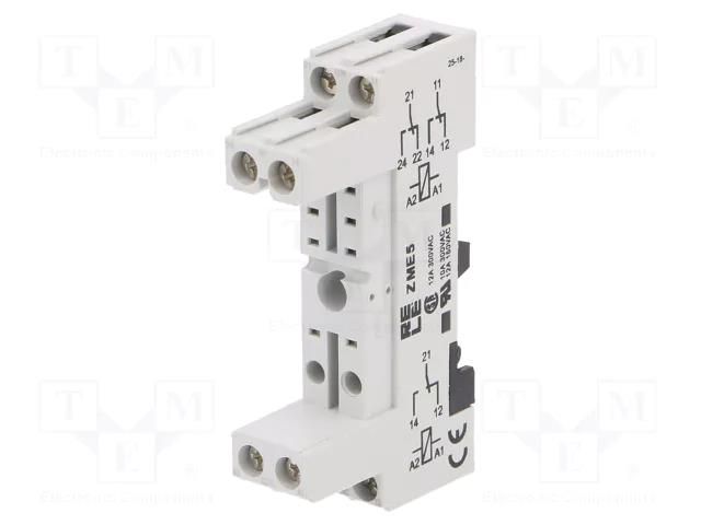 Socket; 12A; for DIN rail mounting; 75x15.5x42.5mm; SPA,SPD,STA CELDUC ESD05000