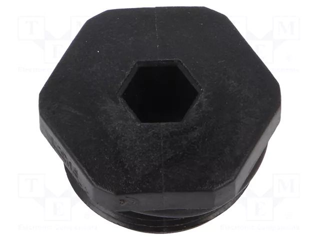 Stopper; M63; 1.5; IP68; polyamide; black; V-NE-SD Metric; -20÷80°C HUMMEL HUMMEL-1256630150