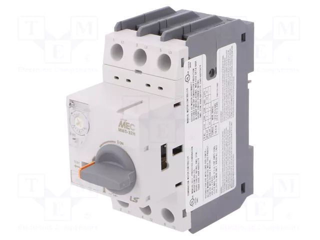 Motor breaker; 5.5kW; 220÷690VAC; for DIN rail mounting; IP20 LS ELECTRIC MMS-32H-13A