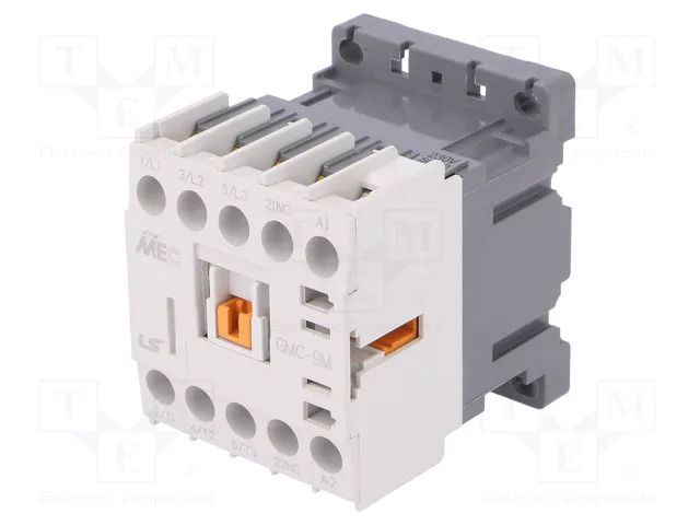 Contactor: 3-pole; NO x3; Auxiliary contacts: NC; 230VAC; 9A; IP20 LS ELECTRIC GMC-9M-230VAC-1B