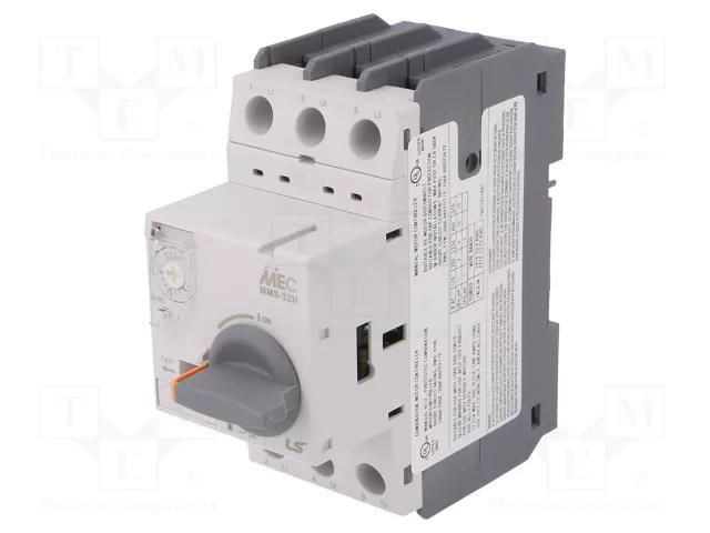 Motor breaker; 7.5kW; 220÷690VAC; for DIN rail mounting; IP20 LS ELECTRIC MMS-32H-17A