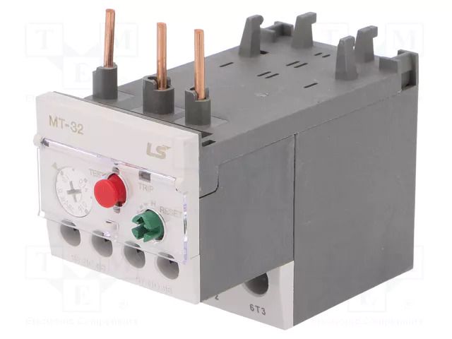 Thermal relay; Auxiliary contacts: NO + NC; 0.1÷0.16A; -5÷60°C LS ELECTRIC MT-32-0.1-0.16A