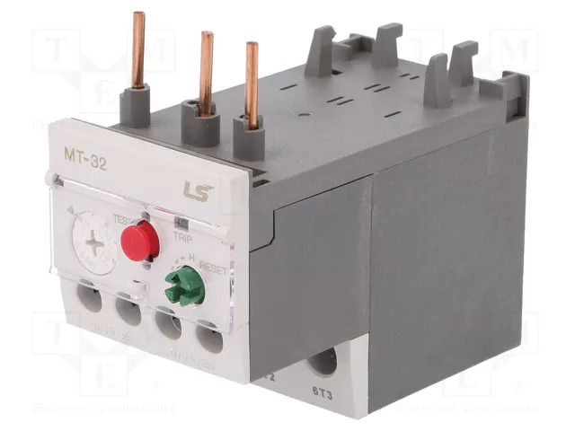 Thermal relay; Auxiliary contacts: NO + NC; 0.4÷0.63A; -5÷60°C LS ELECTRIC MT-32-0.4-0.63A