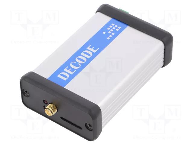 GSM terminal; GSM/GPRS; 8÷30VDC; RS232; aluminium; IP40; -20÷75°C DECODE GT900
