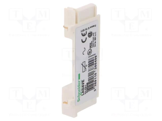Surge arrester; varistor; front; -25÷55°C; 24÷48VAC; TeSys D SCHNEIDER ELECTRIC LAD4VE