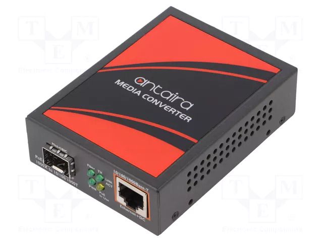 Media converter; GIGA ETHERNET/SFP fiber; Number of ports: 2 ANTAIRA FCU-2805P-SFP
