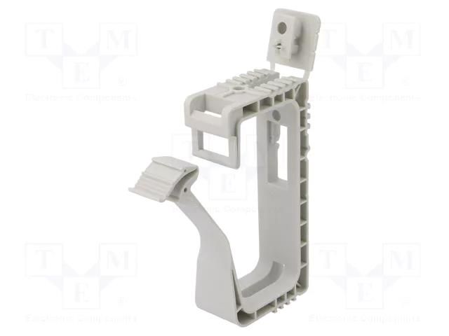 Holder; Cable P-clips; W: 28.6mm; polypropylene; light grey OBO BETTERMANN OBO-2205416