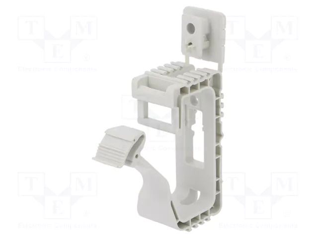 Holder; Cable P-clips; W: 28.6mm; polypropylene; light grey OBO BETTERMANN OBO-2205404