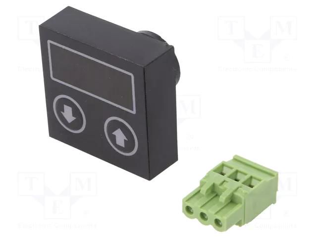 Digital potentiometer; 22mm; CM22; -25÷60°C; Ø22.5mm; IP65; 0.2% COBI ELECTRONIC CM22-4-20MA-DP