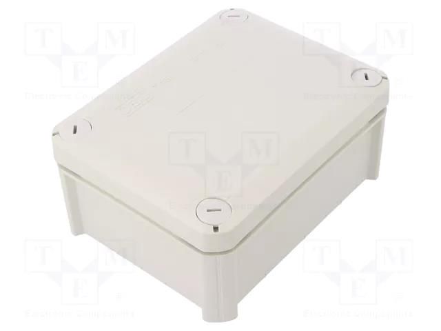 Enclosure: junction box; X: 116mm; Y: 150mm; Z: 67mm; IP66; T 100 OBO BETTERMANN OBO-2007255