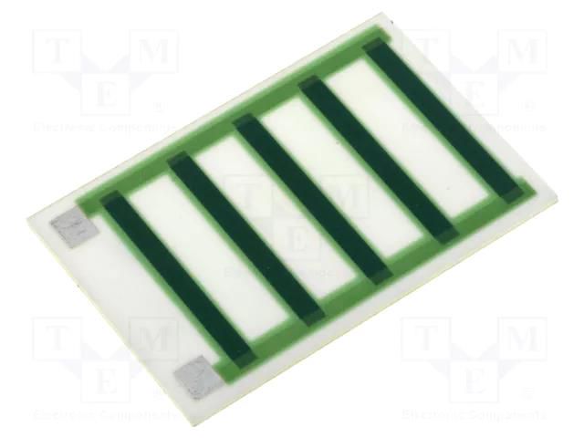 Resistor: thick film; heating; glued; 3.6Ω; 40W; 350°C; W: 25mm TELPOD GBR-666/12/2