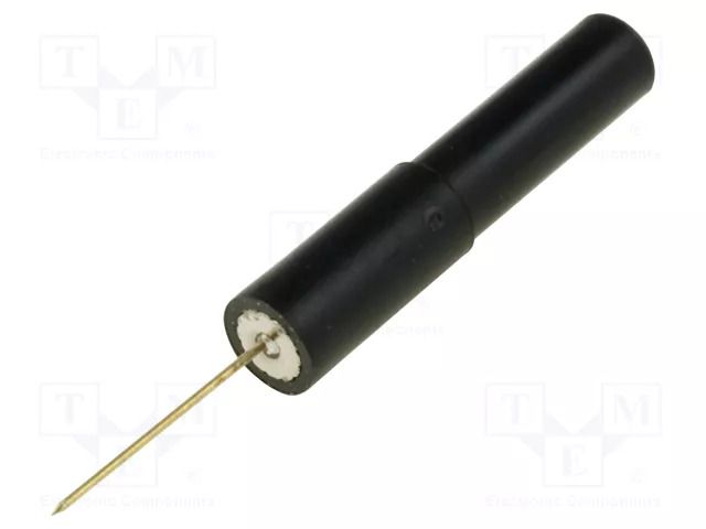 Measuring tip; 1A; 60VDC; 30VAC; black; Tip diameter: 0.6mm ELECTRO-PJP ADA35/NEEDLE0.6-N