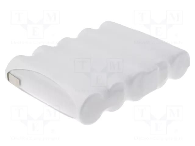 Re-battery: Ni-MH; AA; 6V; 1700mAh; soldering lugs; 71x14x50mm CELLEVIA BATTERIES ACCU-R6/5-B17