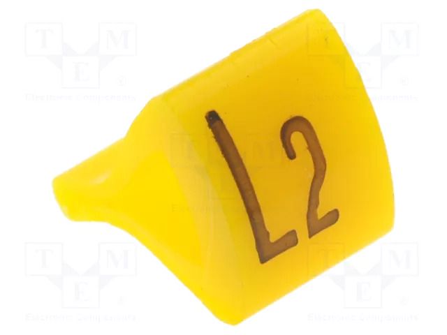 Markers; Marking: L2; 1.7÷3.5mm; H: 7mm; A: 6mm; -30÷100°C; leaded KURANT MZ-1/L2