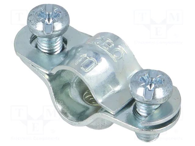 T-bolt clamp; W: 36mm; Clamping: 9÷10mm; steel; Plating: zinc OBO BETTERMANN OBO-1360108