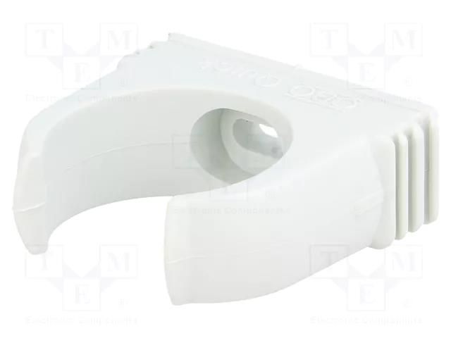 Bracket; polypropylene; light grey; W: 46.3mm; H: 42mm; Thk: 16mm OBO BETTERMANN OBO-2149022