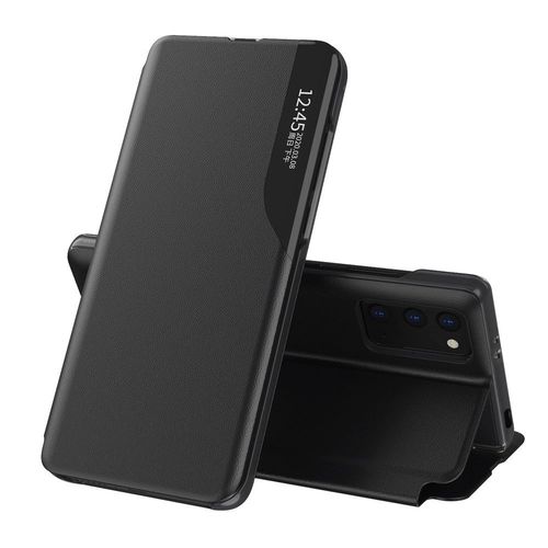 Eco Leather View Case elegant bookcase type case with kickstand for Xiaomi Poco M3 / Xiaomi Redmi 9T black, Hurtel 5907769323751