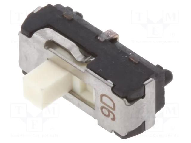 Switch: slide; Pos: 2; SPDT; 0.2A/12VDC; ON-ON; SMT; -40÷85°C; CL-SB Nidec Copal Electronics CL-SB-12A-01