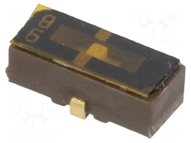 Switch: slide; Pos: 3; SPDT; 0.1A/6VDC; ON-OFF-ON; SMT; Leads: J-Bend Nidec Copal Electronics CJS-1201A