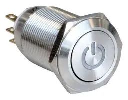 ANTI VANDAL SW, SPDT, 5A, 24V/125V, WHT MPI005P28LSWH12