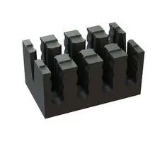 SLOTTED BRACKET, BLACK, NYLON, 5MM OFSMB-4-05GFBK