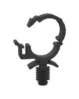 CABLE CLAMP, HINGED, NYLON 6.6, BLACK 23RCFB050B