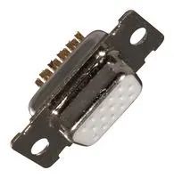 HD D-SUB CONN, RCPT, 15POS, SOLDER 40-9515HDS