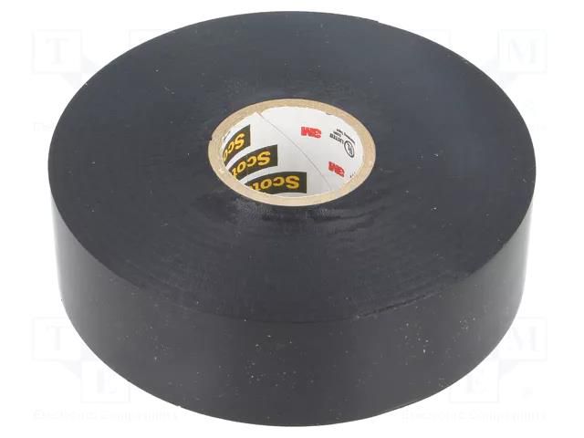 Tape: electrical insulating; W: 25mm; L: 33m; Thk: 0.18mm; black 3M SCOTCH-33-25