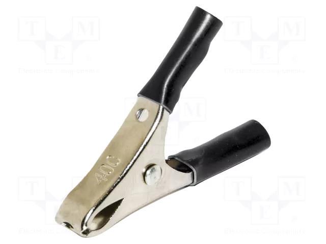 Crocodile clip; 20A; Grip capac: max.19mm; Overall len: 58mm MUELLER ELECTRIC BU-40C-0