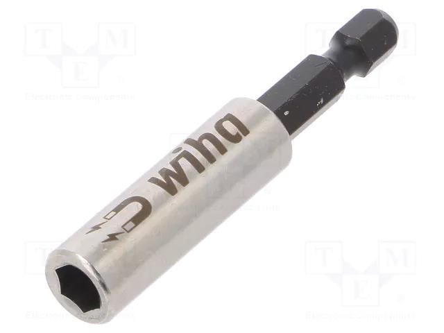 Holder; 1/4"; Overall len: 60mm; Mounting: 1/4" (E6,3mm); magnetic WIHA WIHA.41922