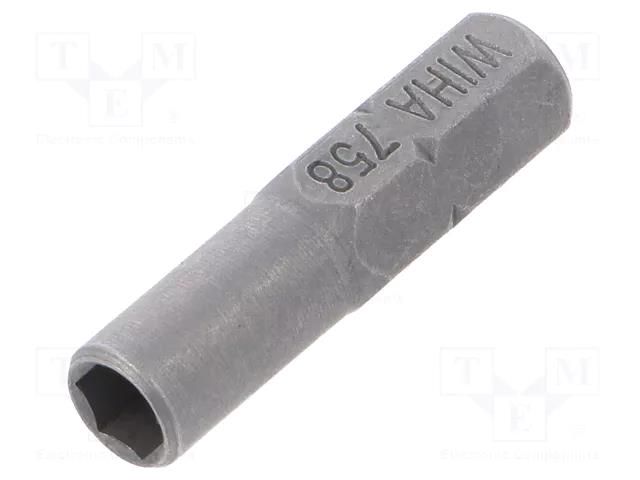 Adapter; Mounting: 1/4" (C6,3mm),hexagonal 4mm; magnetic; MICO WIHA WIHA.39964