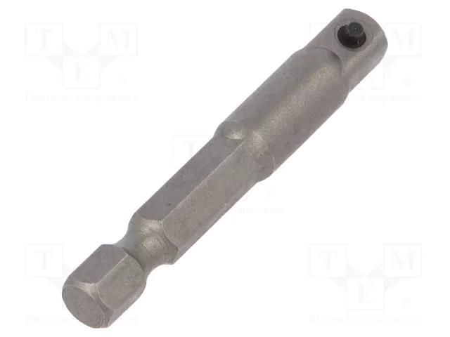 Holder; Overall len: 50mm; Mounting: 1/4" (C6,3mm),1/4" square WIHA WIHA.01935
