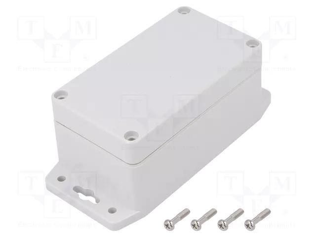 Enclosure: multipurpose; X: 65mm; Y: 115mm; Z: 55mm; polycarbonate GAINTA G205MF-IP67