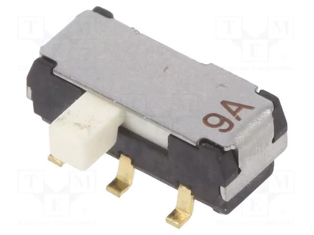 Switch: slide; Pos: 2; DPDT; 0.2A/12VDC; ON-ON; SMT; -40÷85°C; CL-SB Nidec Copal Electronics CL-SB-22B-12