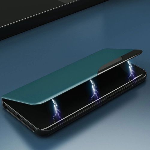 Eco Leather View Case elegant bookcase type case with kickstand for Samsung Galaxy A72 4G purple, Hurtel 9111201926899 9111201926899