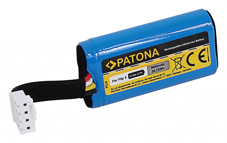 PATONA Battery f. JBL Flip 5 088796 088772 088789 , PATONA 6724 4055655222662