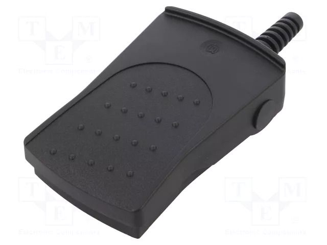 Switch: foot; Stabl.pos: 1; DPST-NO; 14A/250VAC; IP65,IP67; black Marquardt 02420.0501-00